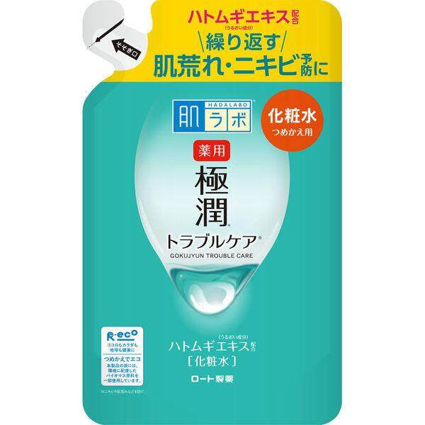 ［In stock］ Rohto Hada Labo Medicinal Gokujyun Skin Conditioner Face Lotion 170ml ( Bottle / Refill )