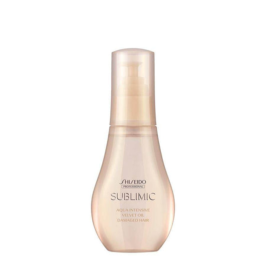 ［In stock］ Shiseido Sublimic Aqua Intensive Velvet Oil Hair Oil 100mL