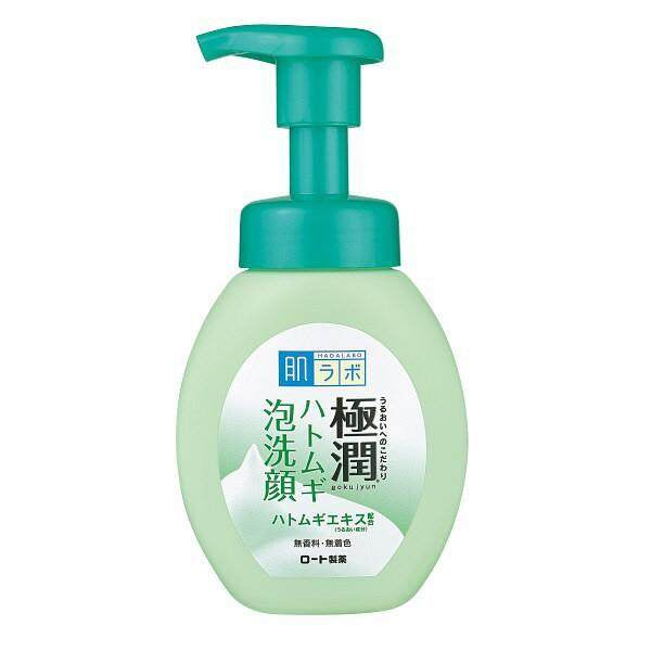 ［In stock］ Rohto Hada Labo gokujyun Foaming Face Wash ( Hyaluron / Adlay ) Bottle, Refill