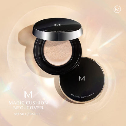 ［In stock］ MISSHA M Cushion Foundation Neo Cover No. 21 (Light skin tone) / No. 23 (Natural skin tone) / Refill