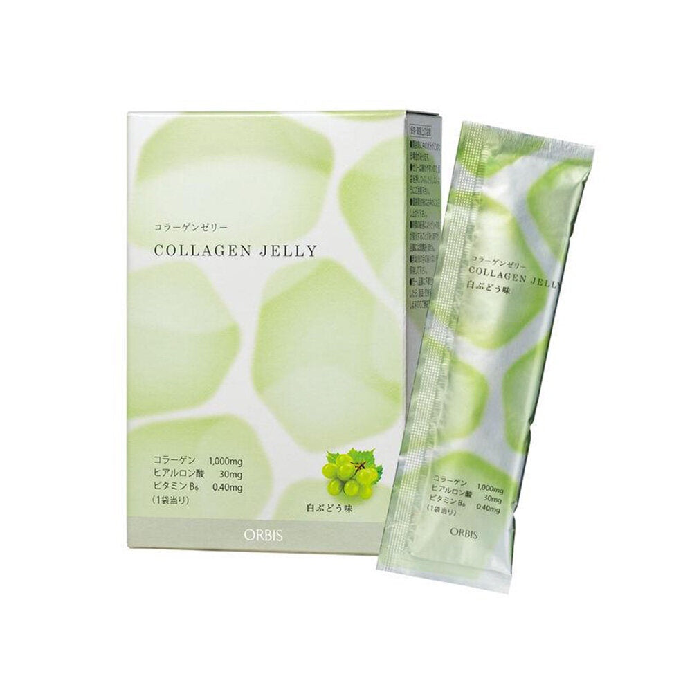 ［In stock］ ORBIS Collagen jelly White Grape Flavor 20g x 14 bags