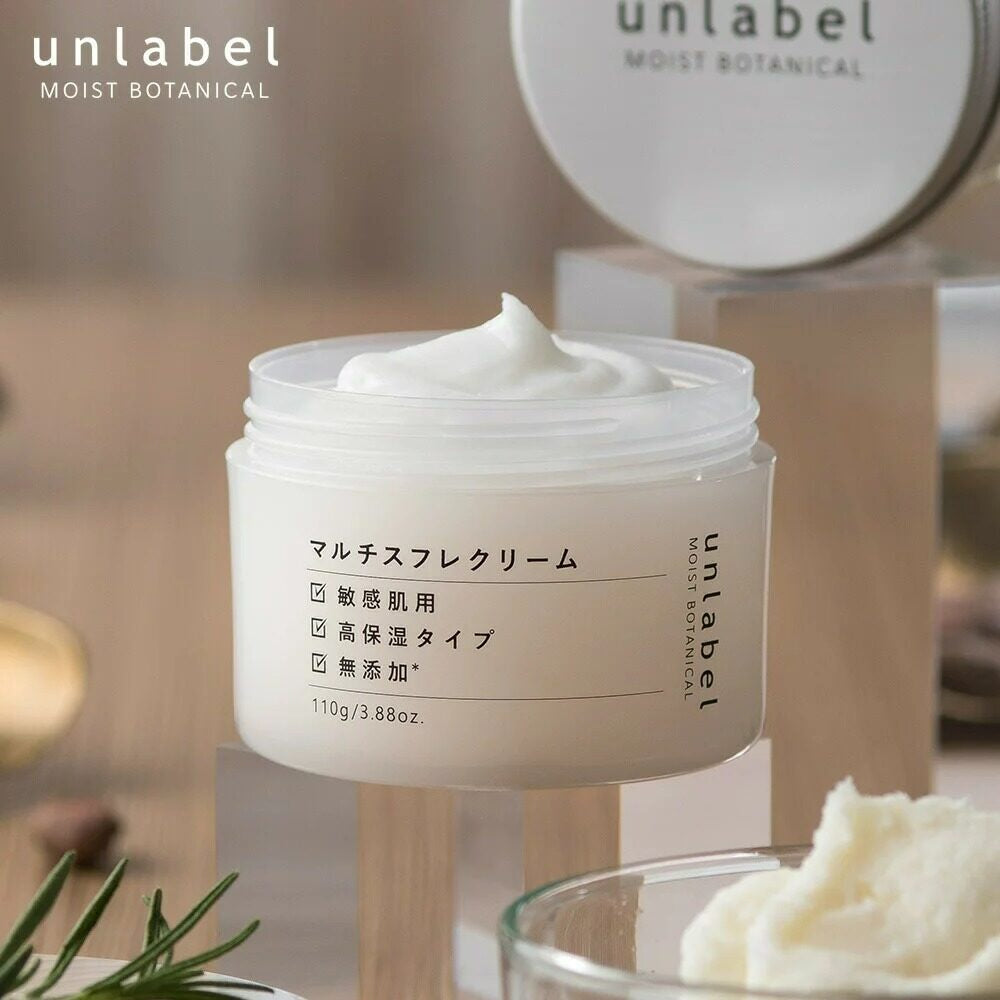 ［In stock］ JPSLAB Unlabel Moist Botanical Highly Moisturizing Multi-Soufflé Cream 110g