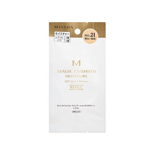 ［In stock］ MISSHA M Cushion Foundation Moisture No.21 (Light skin tone) / No.23 (Natural skin tone) / Refill