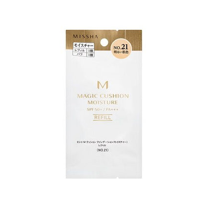 ［In stock］ MISSHA M Cushion Foundation Moisture No.21 (Light skin tone) / No.23 (Natural skin tone) / Refill