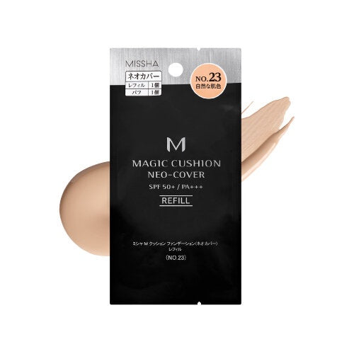 ［In stock］ MISSHA M Cushion Foundation Neo Cover No. 21 (Light skin tone) / No. 23 (Natural skin tone) / Refill