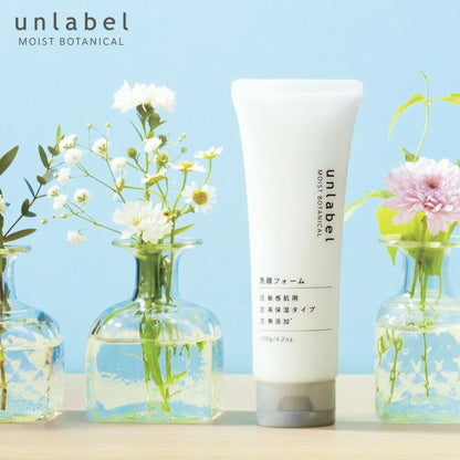 ［In stock］ JPSLAB Unlabel Moist Botanical High Moisturizing Face Wash 120g