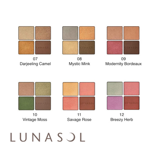 ［In stock］ LUNASOL Eye Coloration Eyeshadow Palettes - 07/08/09/10/11/12