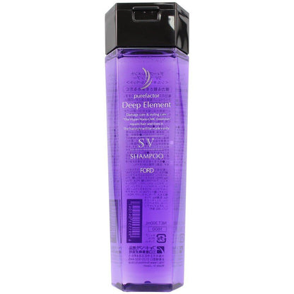 ［In stock］ Ford Purefactor Deep Element Shampoo - Silky Velvet / Moist Aqua (300mL / 700mL / 1000mL)