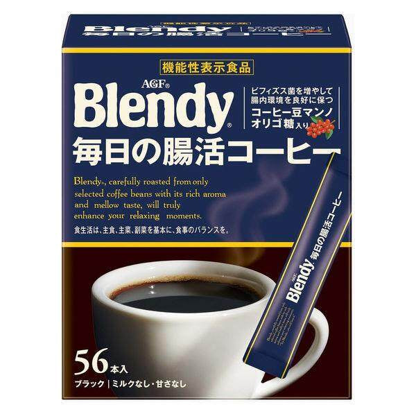 Ajinomoto AGF Blendy Daily Gut Health Instant Stick Black Coffee (14 sticks / 56 sticks / Bag 80g/140g)