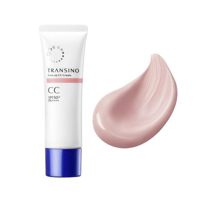 ［In stock］ Daiichi Sankyo Healthcare Transino Medicinal Tone-Up CC Cream - Pink Beige / Multi Beige (30g)