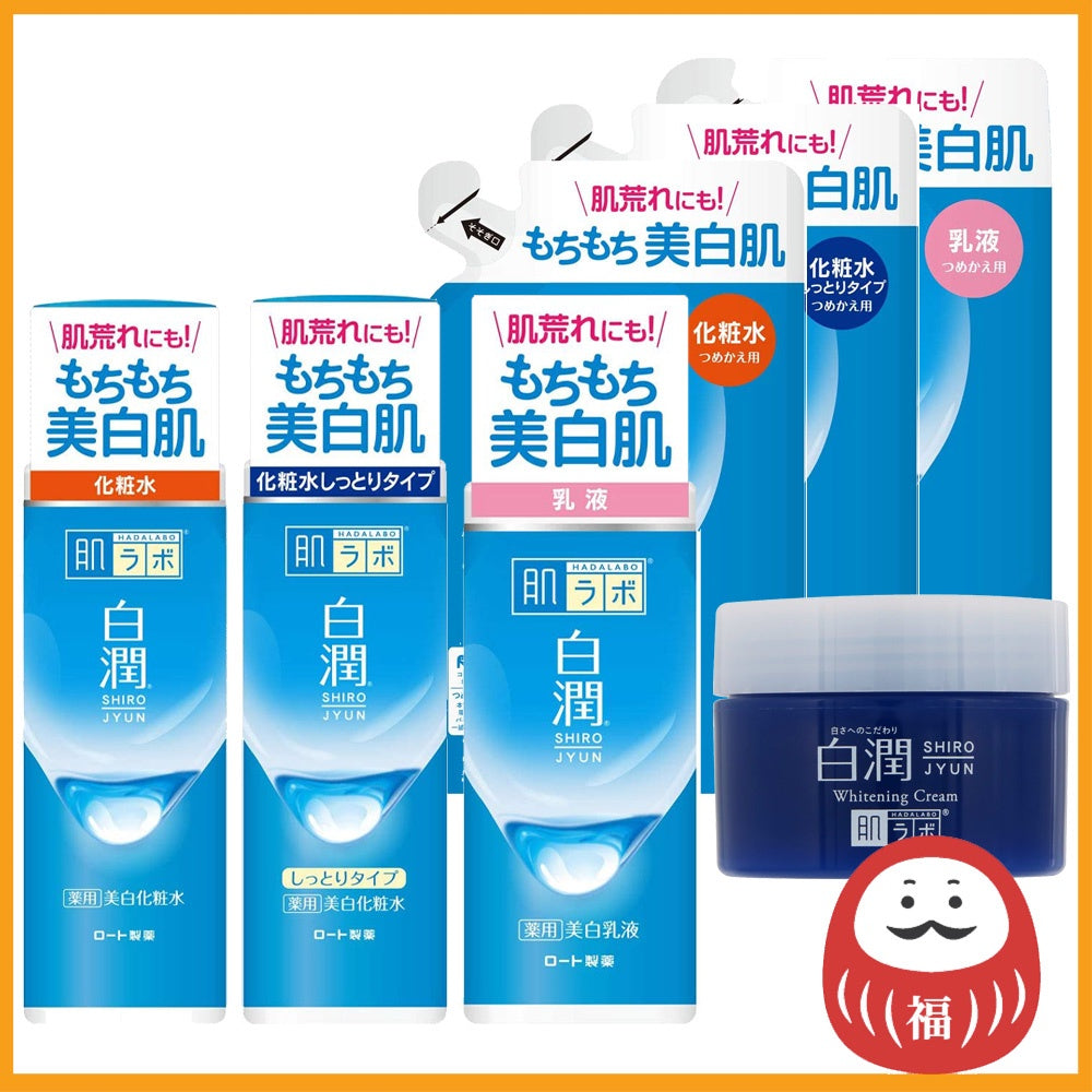 Rohto Hada Labo Shirojun Medicated Whitening Lotion / Emulsion / Cream