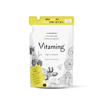 Vitaming Refreshing Body Soap Pump (500mL / 400mL Refill)