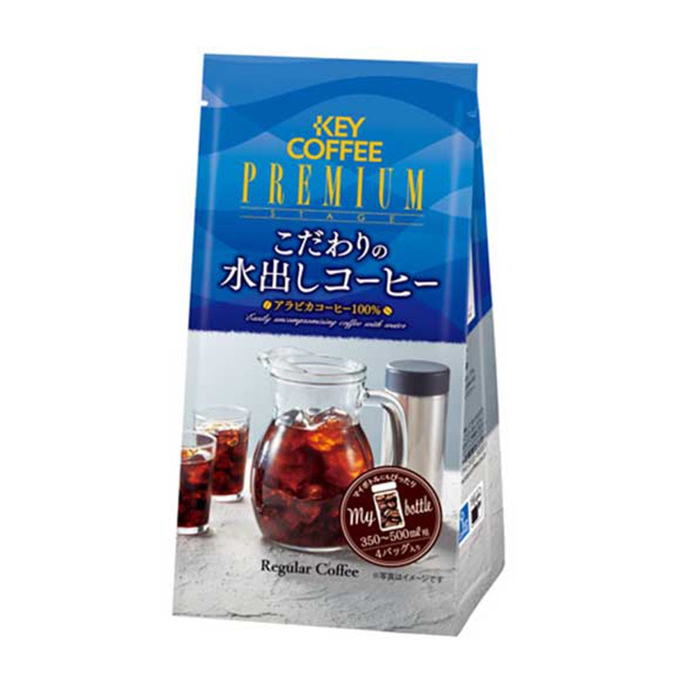 Key Coffee Premium Stage - Kodawari no water-brew coffee - 1 bag (4 bags)