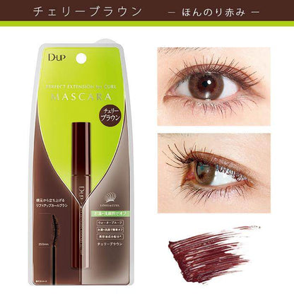 D-UP Perfect Extension Mascara for Curl - Black / Cherry Brown / Ruby Brown (1pc)