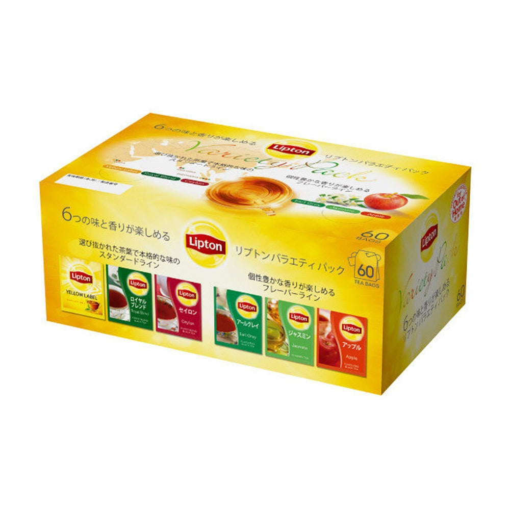 Lipton Variety Pack Tea bag 6 kinds assortment 1 box (60 bags) Original