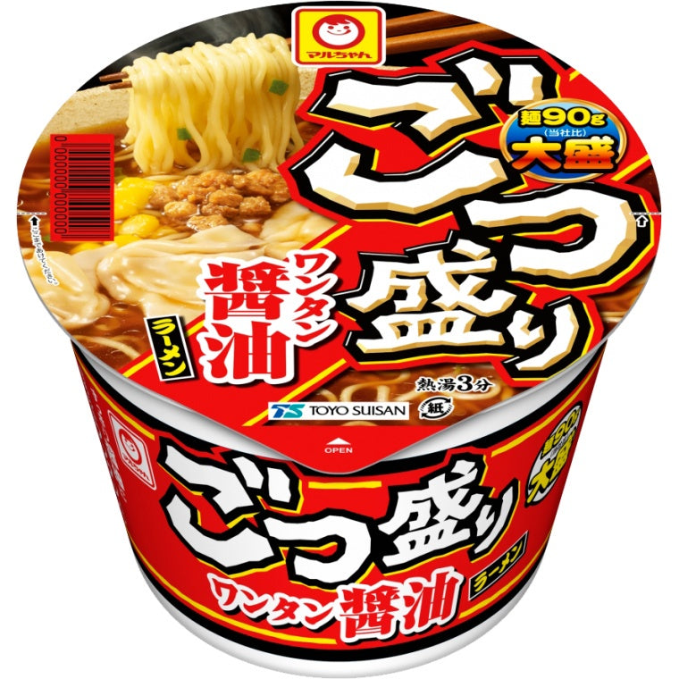 Toyo Suisan Maruchan Gotsumori Instant Ramen - Salt Dandan Noodles / Tonkotsu Soy Sauce / Corn Miso / Wonton Soy Sauce (1 cup)