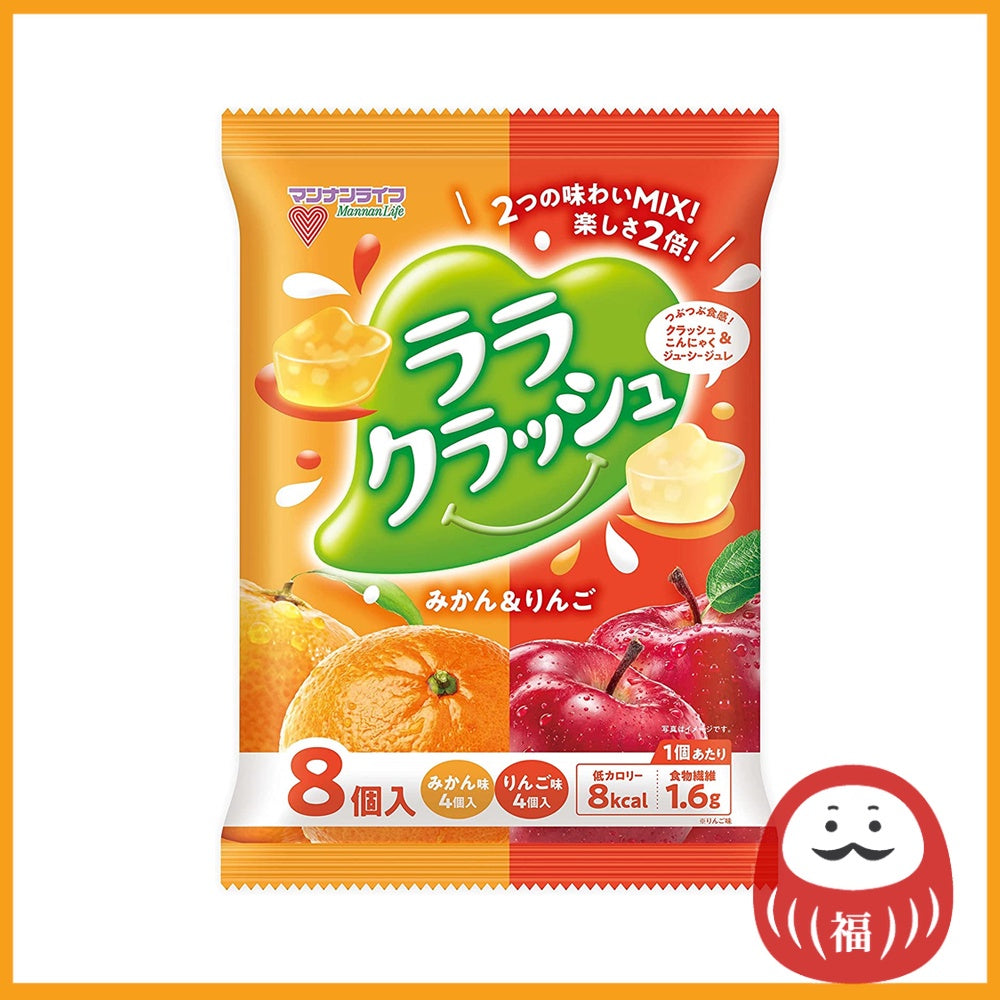 Mannan Life La La Crush Konjac Assortment - Mandarin Orange & Apple