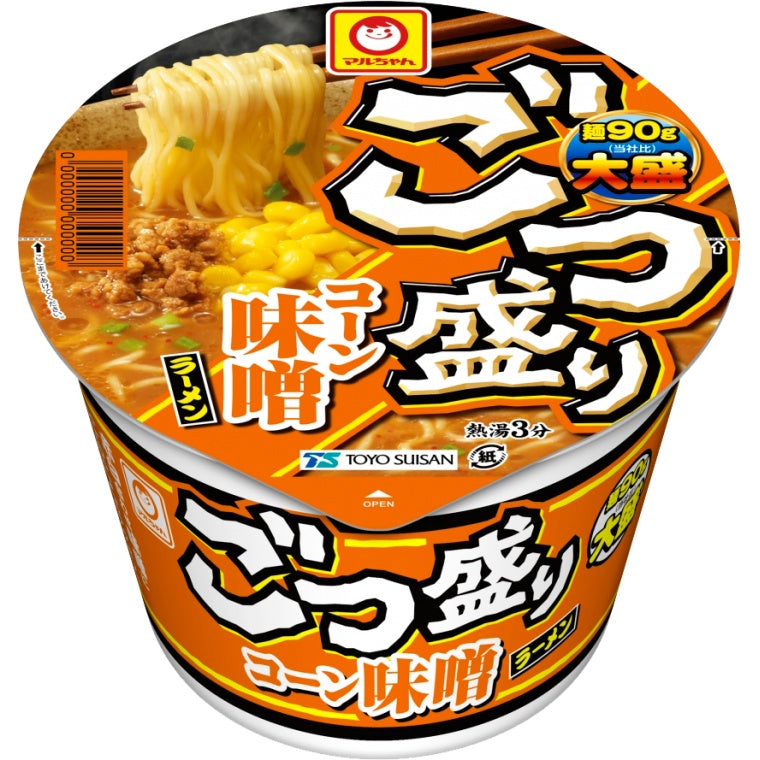 Toyo Suisan Maruchan Gotsumori Instant Ramen - Salt Dandan Noodles / Tonkotsu Soy Sauce / Corn Miso / Wonton Soy Sauce (1 cup)