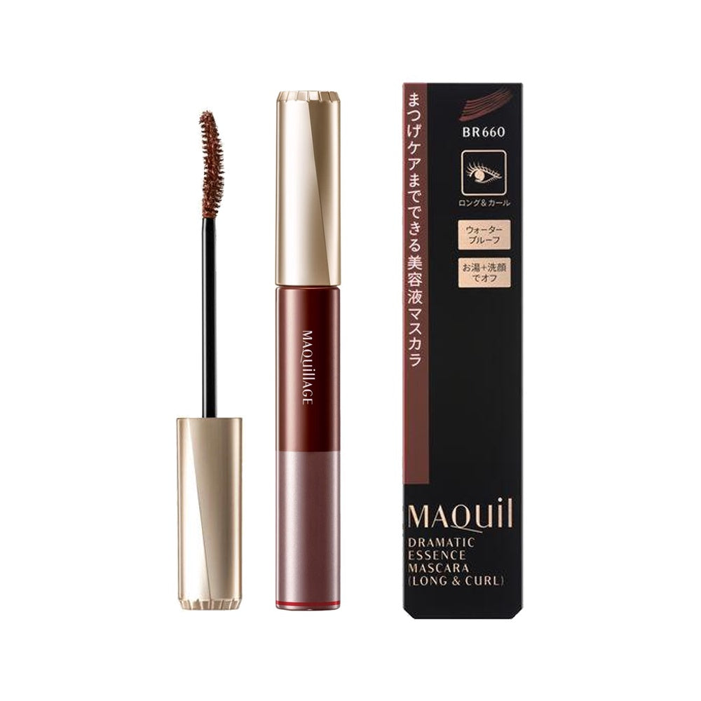 Shiseido Maquillage Dramatic Essence Mascara Long & Curl - BK990 Black / BR660 Brown (1pc)