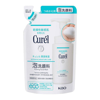 Kao Curel Foaming Facial Wash (150mL / 130mL Refill / 300mL)