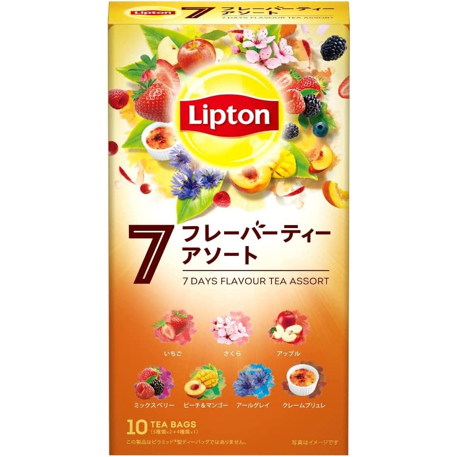 【Japan Limited】Lipton Black Tea Sakura Tea/Peach Mix Tea/Apple Tea/Mixed Berry Tea/Assortment pack