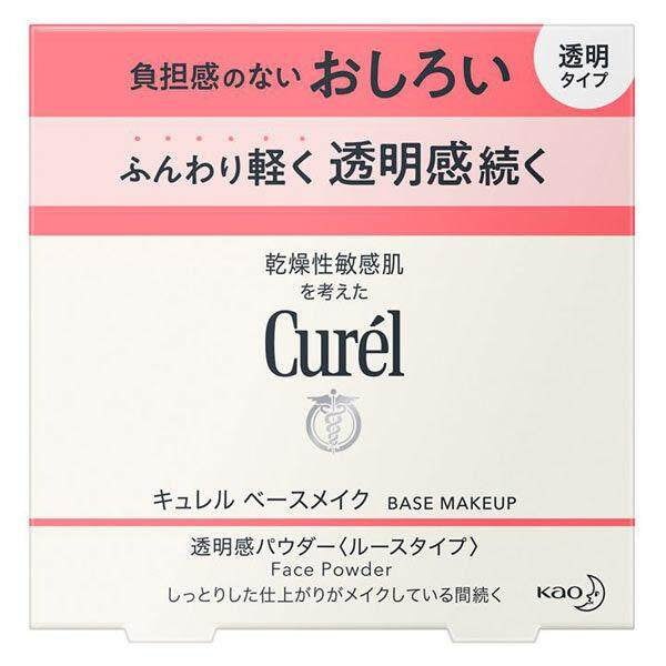 Kao Curel Base Makeup - Transparent Powder (4g) / Powder Foundation - Bright / Natural (8g)