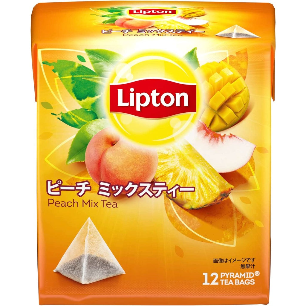 【Japan Limited】Lipton Black Tea Sakura Tea/Peach Mix Tea/Apple Tea/Mixed Berry Tea/Assortment pack