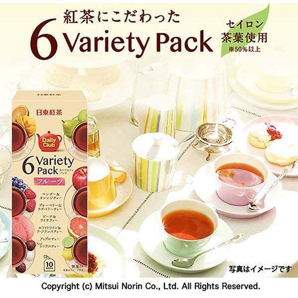 Nitto Tea Daily Club 6 Variety Pack Fruit 10 bags