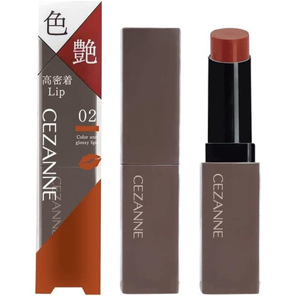 ［In stock］ Cezanne Lip Color Shield - 01 Fig Brown / 02 Orange Beige (1pc)