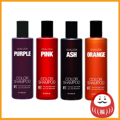 FIOLE Qualucia Color Shampoo - Purple / Pink / Ash / Orange (250mL)