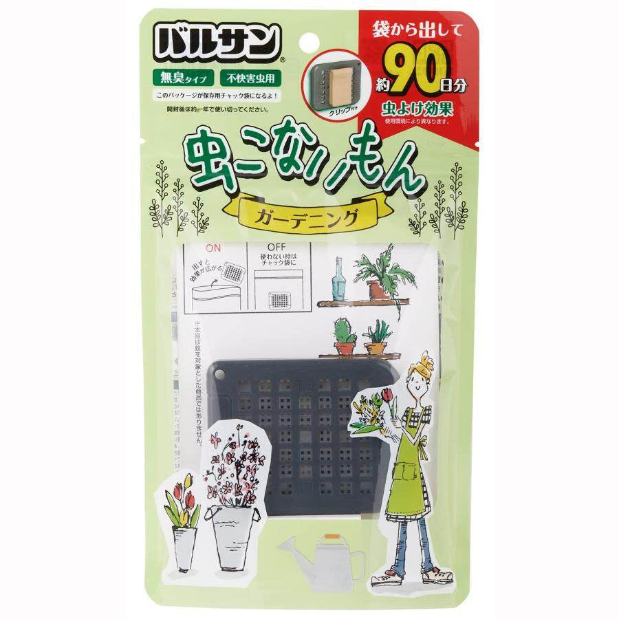 ［In stock］ Lec Varsan Mushikonaimon Gardening Insect Repellent for 270 Days - Clip Type / Hook Type (1pc)