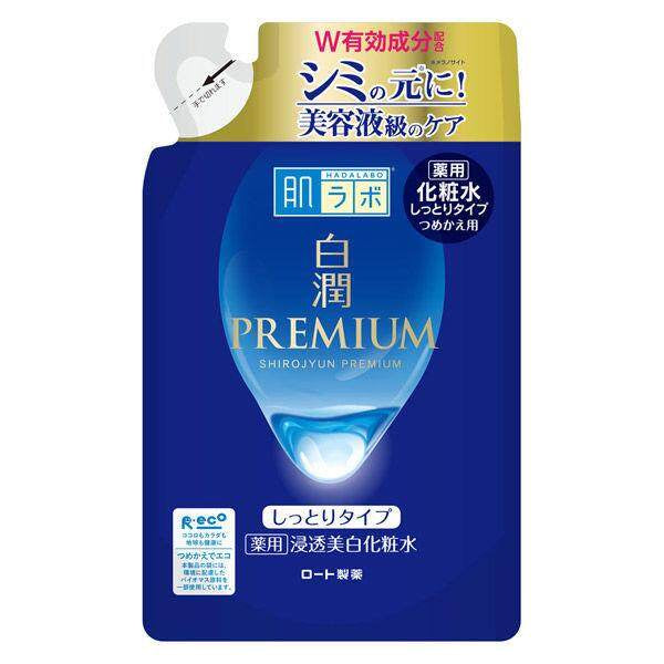 ROHTO Hada Labo Shirojun Premium Medicated Penetrating Whitening series ( Lotion Moist, Emulsion, Cream, Refill )