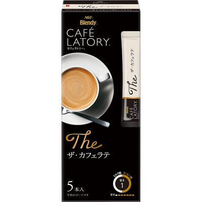 AGF Blendy Cafelatory Sticks The Caramel Latte / The Cafe Latte 1 box (5 sticks)