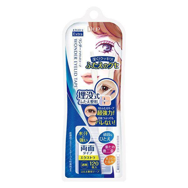 D-UP Wonder Eyelid Tape EX - Double-sided Tape (120 sheets) / Single-sided Type (144 sheets)