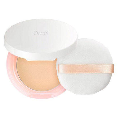 Kao Curel Base Makeup - Transparent Powder (4g) / Powder Foundation - Bright / Natural (8g)