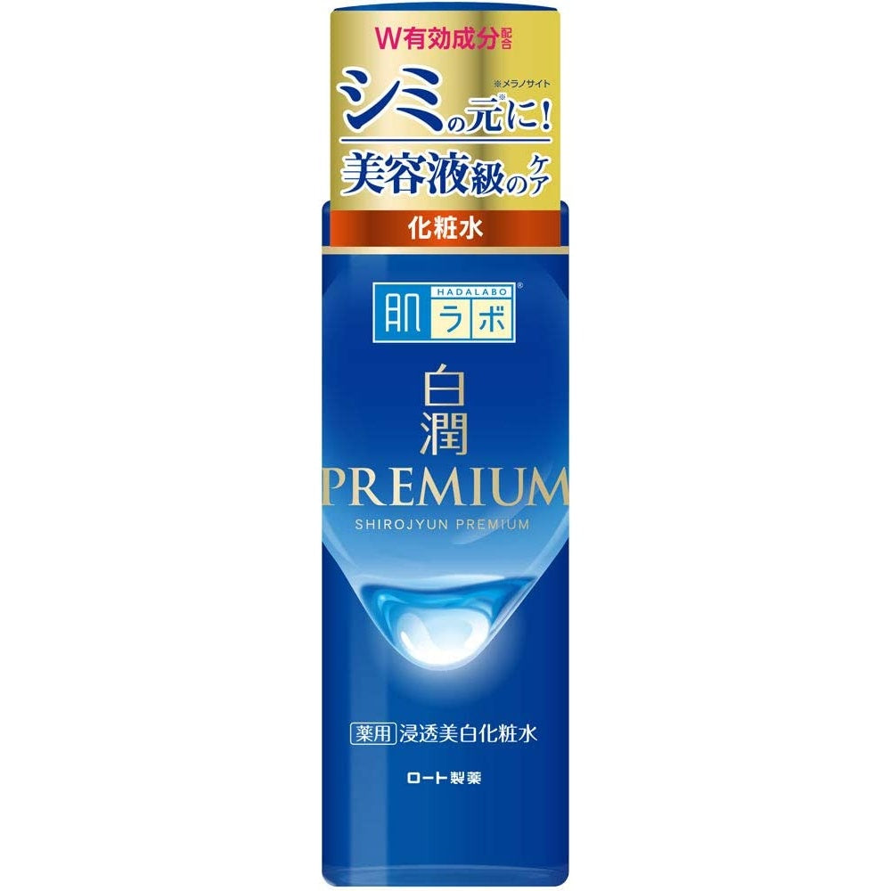 ROHTO Hada Labo Shirojun Premium Medicated Penetrating Whitening series ( Lotion Moist, Emulsion, Cream, Refill )