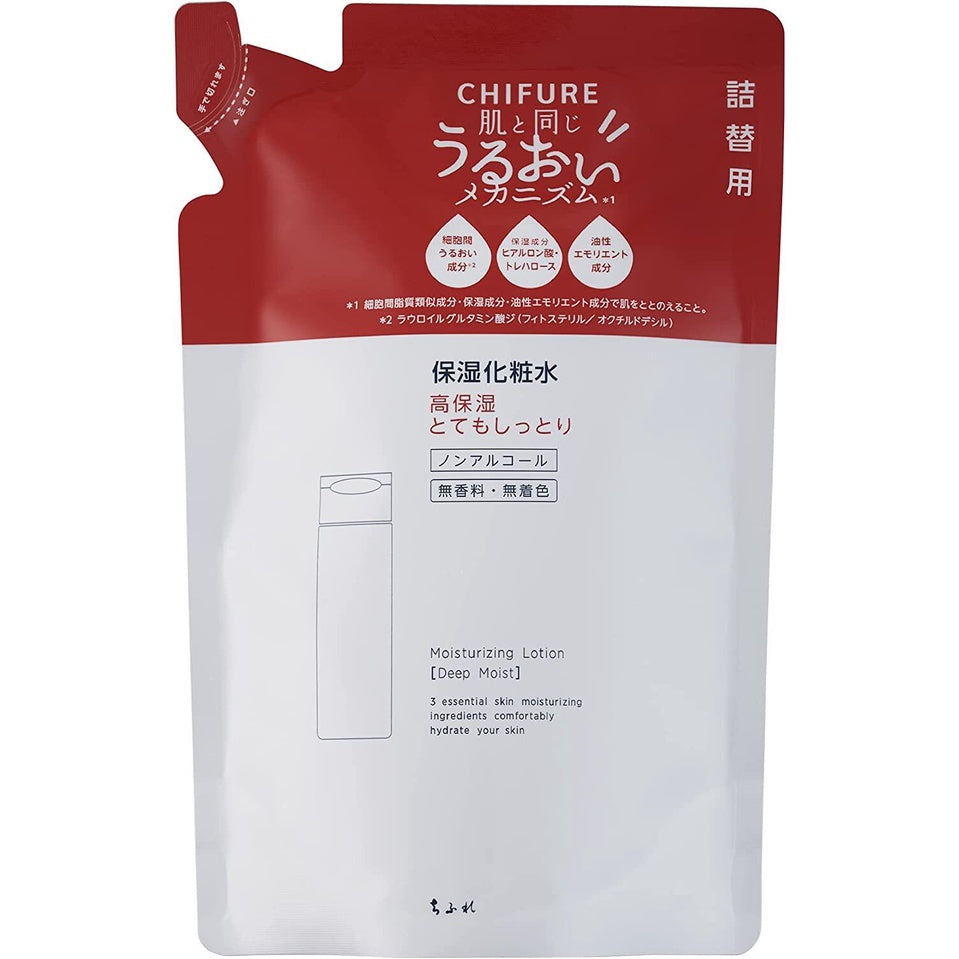 Chifure Moisturizing Lotion - Light / Moist / Deep Moist / Smooth (180mL / 150mL Refill)