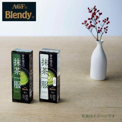 AGF Blendy Matcha Ippuku Instant Tea without Milk 4 packets