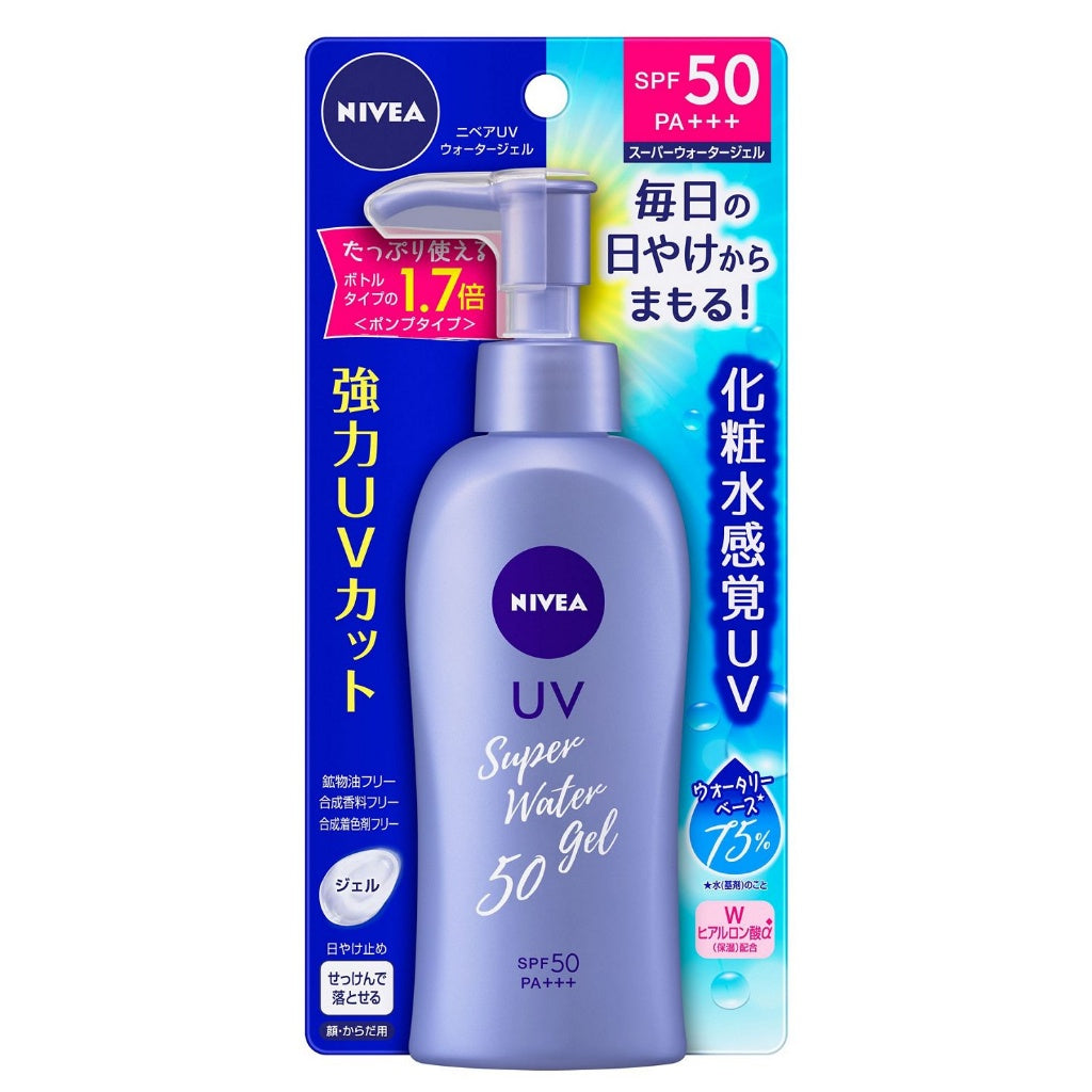 Kao NIVEA SUN Protect Water Gel SPF50 - 80g / Pump 140g /Refill 125g