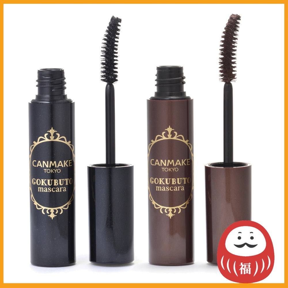 Canmake Gokubuto Mascara Super Black / Bitter Brown