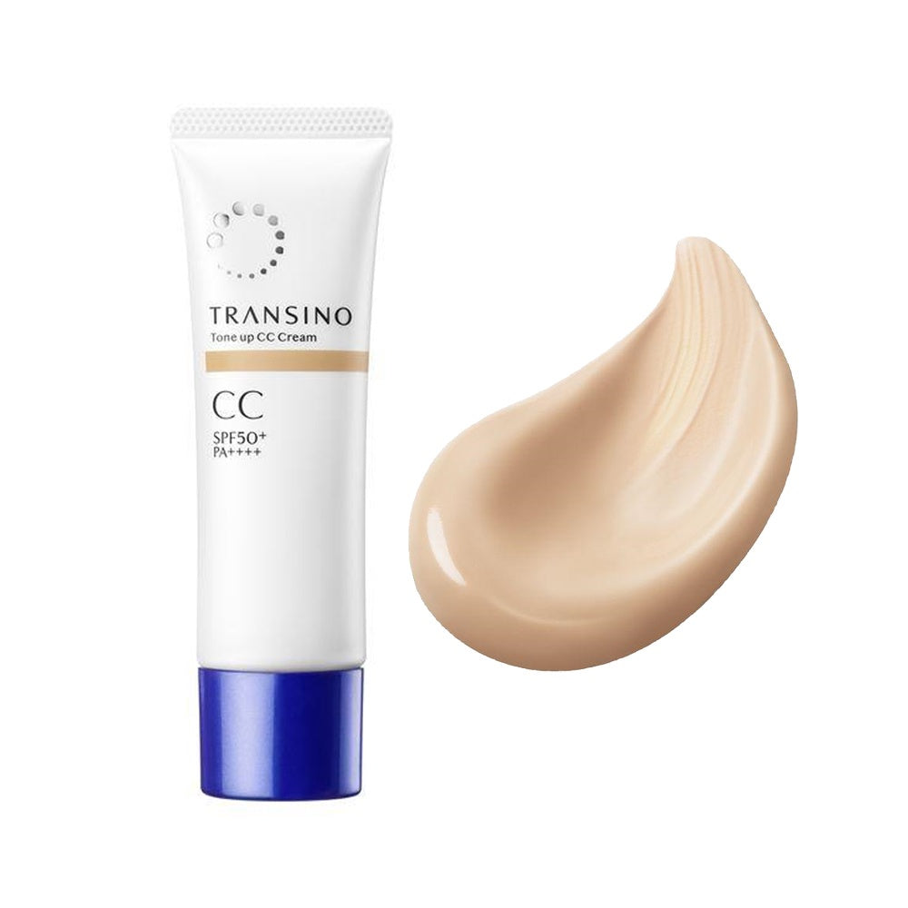 ［In stock］ Daiichi Sankyo Healthcare Transino Medicinal Tone-Up CC Cream - Pink Beige / Multi Beige (30g)