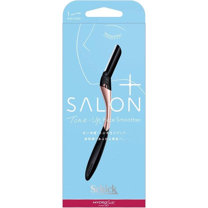 Schick Hydrosilk Salon Plus Tone-Up Face Smoother Holder with Blade (1pc) / Replacement Blades (3pc)