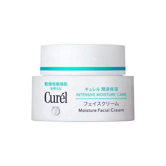 Kao Curel Moisture Facial Cream - Intensive Moisture Care / Whitening Care (40g)