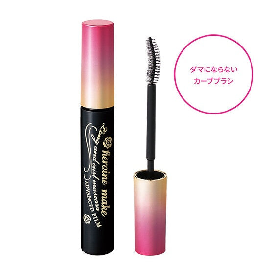 Isehan Heroine Make Long & Curl Mascara Advanced Film - 01 Jet Black (1pc)