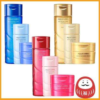 SHISEIDO AQUALABEL Lotion/Emulsion/Cream - Brightening Care/Bouncing Care/Balancing Care