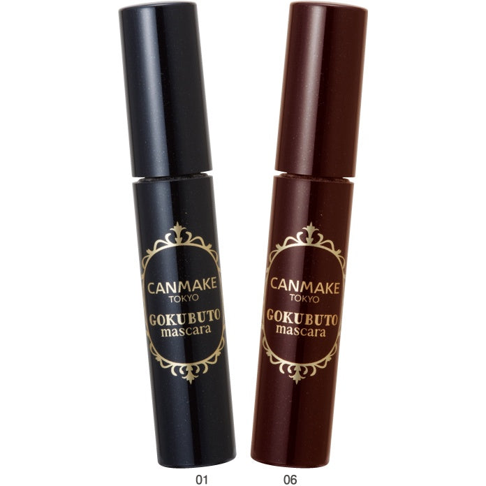 Canmake Gokubuto Mascara Super Black / Bitter Brown