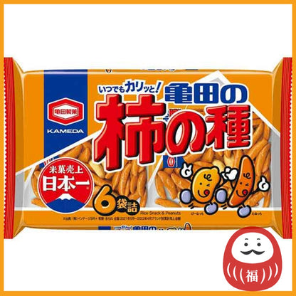 KAMEDA SEIKA Kaki-no-tane 6-bag set 180g