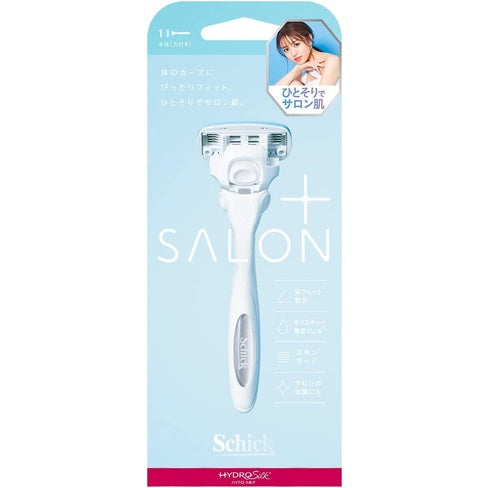 Schick Hydrosilk Salon Plus Holder with Blade (1pc) / Replacement Blades (3pc)