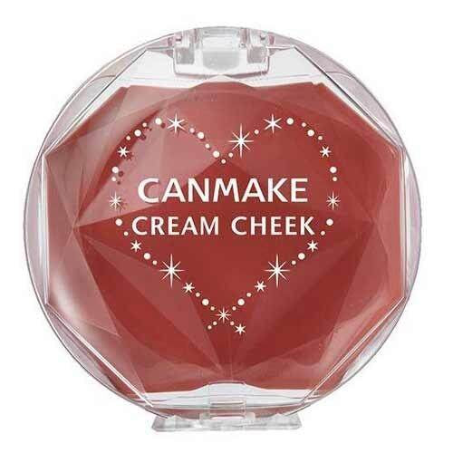 Ida Laboratories CANMAKE Cream Blush - Sweet Apricot/Almond Terracotta/Caramel Latte/Tangerine Tea/Clear Red Heart