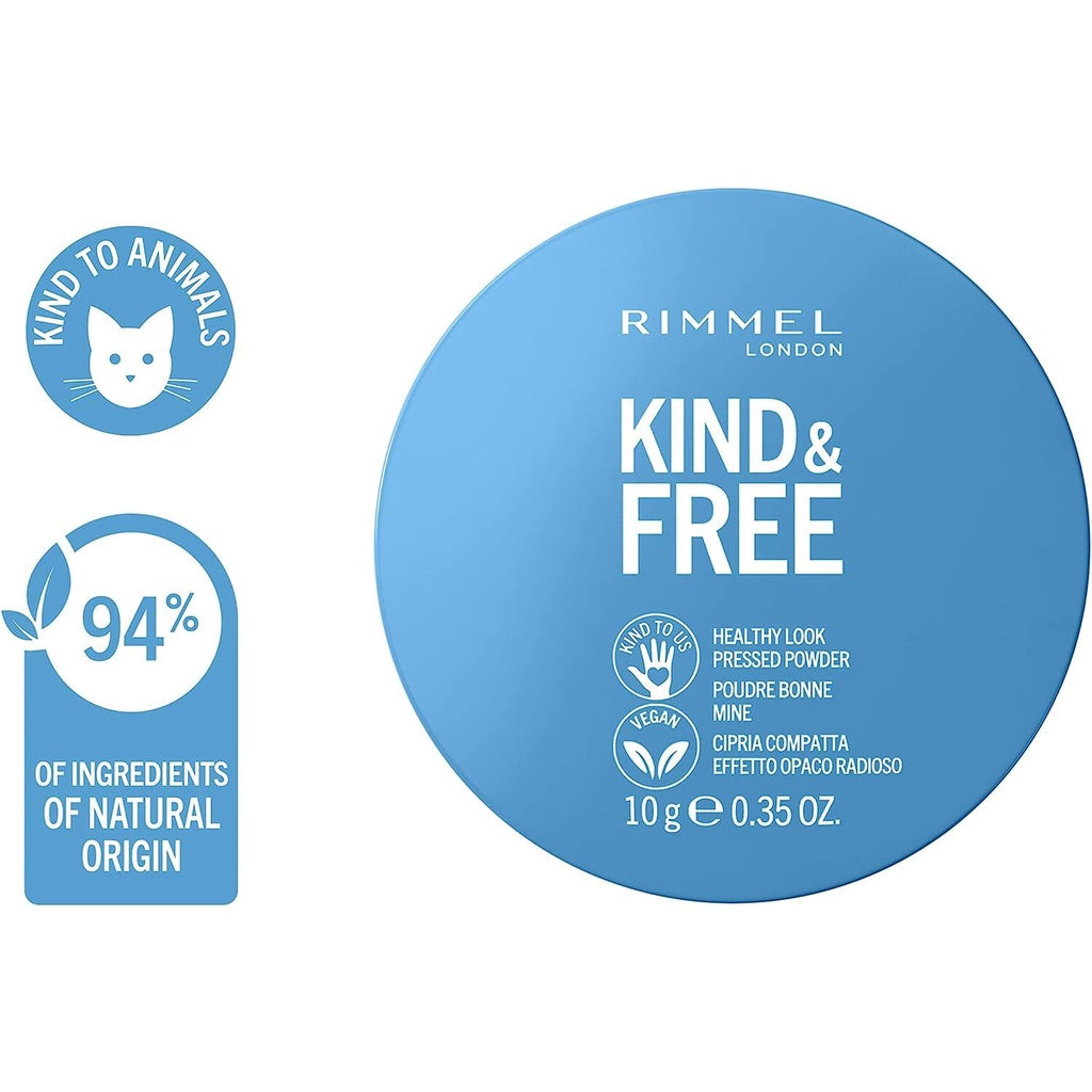 RIMMEL Rimmel Kind & Free Presto Powder 10g Clear color/Natural skin tone/Healthy skin tone